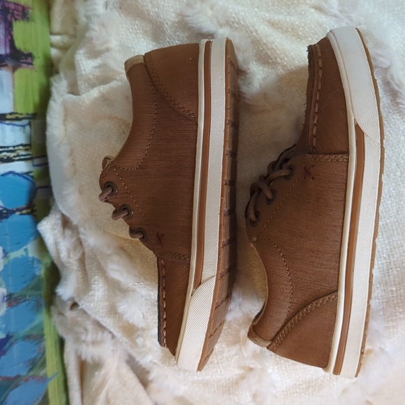 TWISTED X Kids Tan kick on shoes - Picture 7 of 9